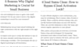 write well researched article and blog posts
