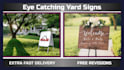 design shop sign yard sign, vinyl banner