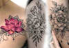 create eye catching floral tattoo design