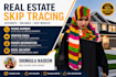 do real estate skip tracing with phone numbers and emails