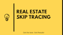 do skip tracing for real estate investors