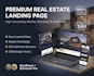 design responsive real estate landing page and website