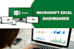 do excel dashboard,custom spreadsheet,functions,formulas,vba macros,data entry
