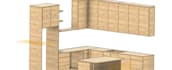 provide kitchen cabinet shop drawings and cutlists