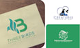 do a 3d modern minimalist business logo for your brand