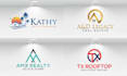 design professional, modern, unique real estate business logo perfectly