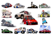 draw chibi cartoon car illustration with your character