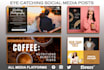 design stunning social media covers,headers,posts