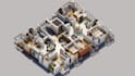 create 3d floor plans, axonometric and interior renders