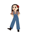 draw feminine cartoon illustration