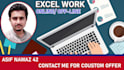 excel data entry and web research