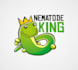 design nematode king logo in 1 day