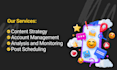 be your social media manager on a monthly basis for facebook and instagram