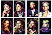turn your photo into colorfull pop art style