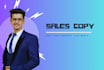 provide sales copywriting services for your sales and landing page that converts