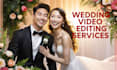 do cinematic wedding video editing