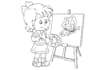 make coloring page for children