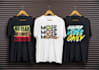custom typography t shirt design unique, trendy, and printready