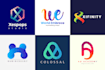 design outstanding, timeless, and modern gradient logo and app icon