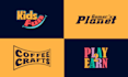 design unique typography lettering logo design