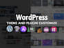 do wordpress theme customization or wordpress website customize
