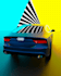create a stylized, creative, authentic car render