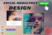 design social media design, post, and canva templates