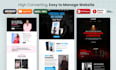 design a professional wix author website for book authors