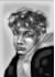 draw your portrait in black and white in 2 style