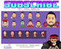 draw twitch emotes and animated emotes for vtuber stream