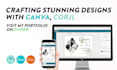 design invitation editable canva, corjl templates for etsy