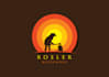 design carpentry and wood craft logo