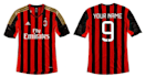 personalize Ac MILAN jersey