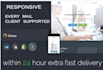 develop responsive editable email template for salesforce