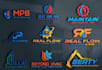 design plumbing heating air conditioning oil gas logo