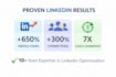 deliver linkedin profile optimization service and business page for outreach
