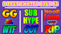 create custom text emotes twitch youtube or discord