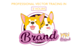 manual vector tracing, raster to vector conversion within 2 hrs