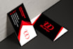 design elegant business card, visiting or name cards vistaprint