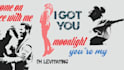 create stencil graffiti lyric video