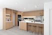 design kitchen pantry cabinet apartment interior 3d render