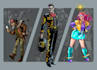 design and make an illustration of your comic character