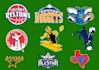 make modern world series logo with sports design hat cap