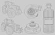 trace your picture to line art vector as you need