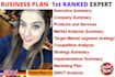 create a winning business plan with a tailored financial plan