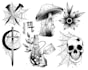 do tattoo designs, anime and character commissions