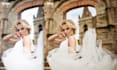 do professional retouch of wedding and evening dresses photo