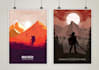 design custom minimalist movie poster, film poster or artwork