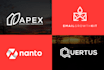 do clean, minimal, flat logo design for your company