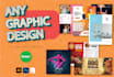 do any graphic design work